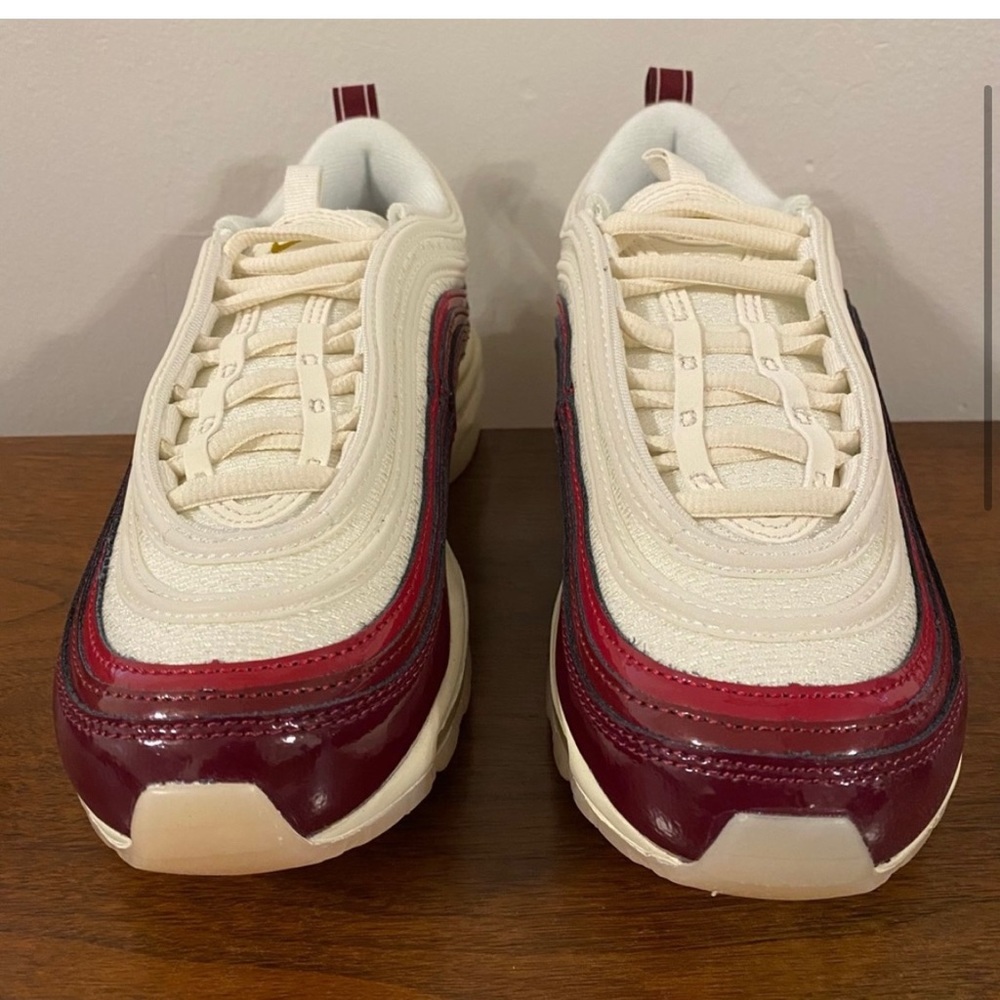 Nike air max 97 burgundy and cream